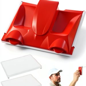 Paint Edger Tool Thrymme Red with 2 Replacement Pads-0